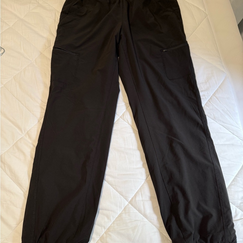 Eddie Bauer Black Cargo Pants Relaxed Fit